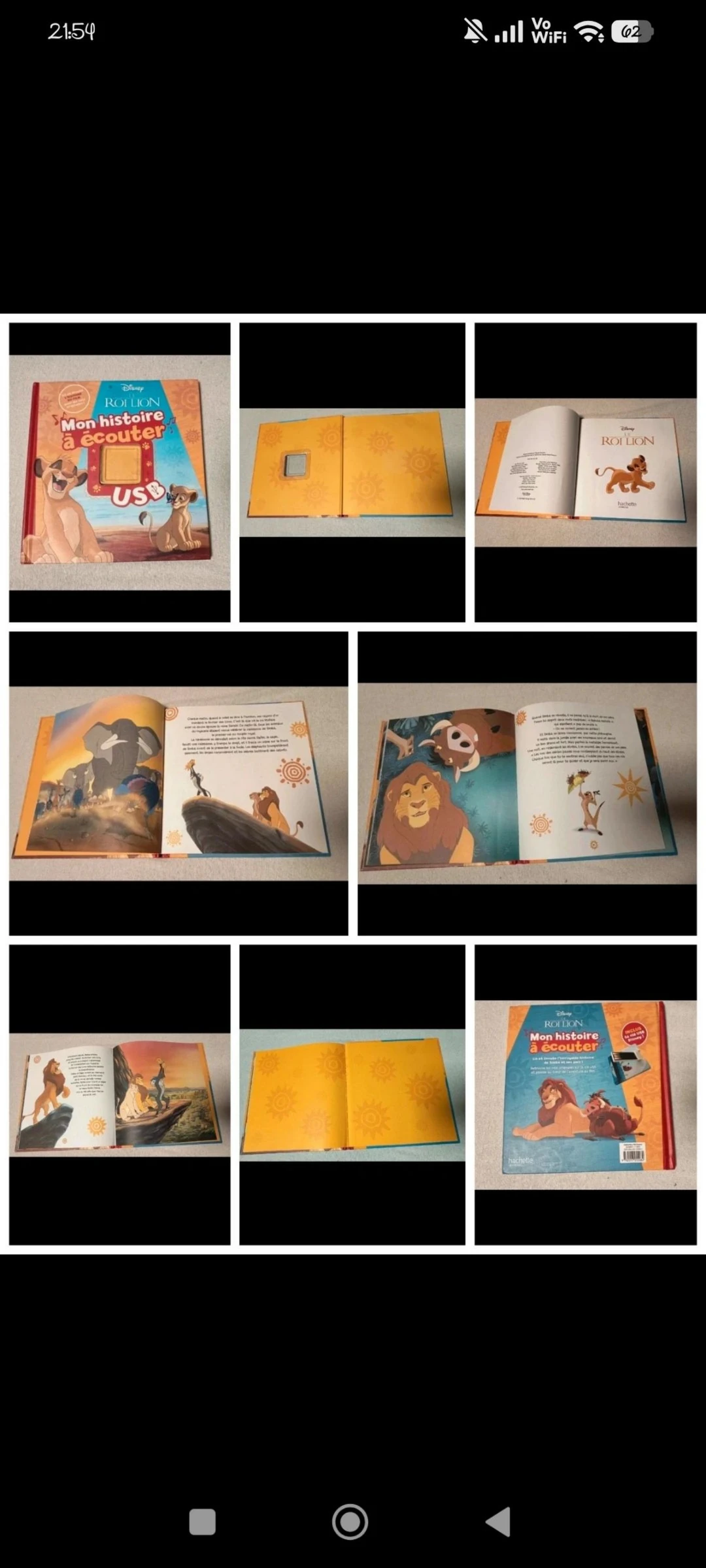 📚 Disney Le Roi Lion – Mon histoire à écouter (sans clé USB)